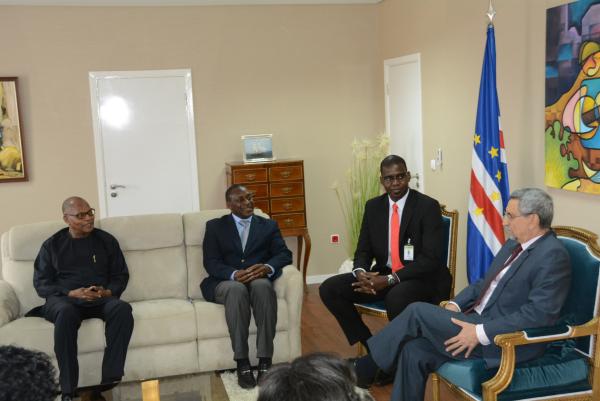 Image of THE PRESIDENT OF CABO VERDE RECEIVES UN-ECREEE DELEGATION