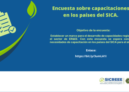 Image of El SICREEE lanza su segunda encuesta de capacitaciones en los países del SICA en materia de ER Y EE