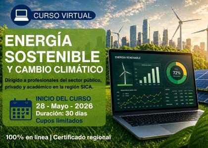 Image of Curso regional “Energía Sostenible y Cambio Climático” en países del SICA